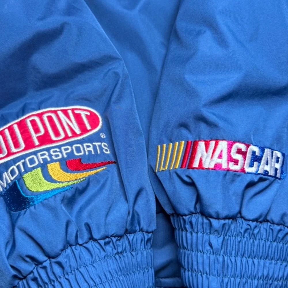 Vintage Jeff Gordon Multi Color Chase Authentics 90s Nascar Large Puffer Jacket